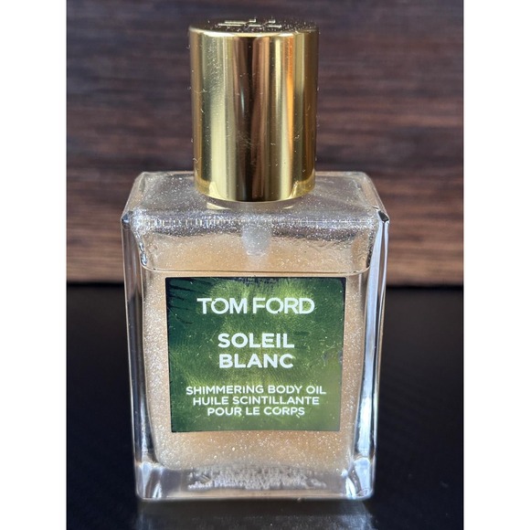 Tom Ford Soleil Blanc Shimmering Body Oil Gold 1.5oz 45ml Fragrance Glow - Picture 3 of 6